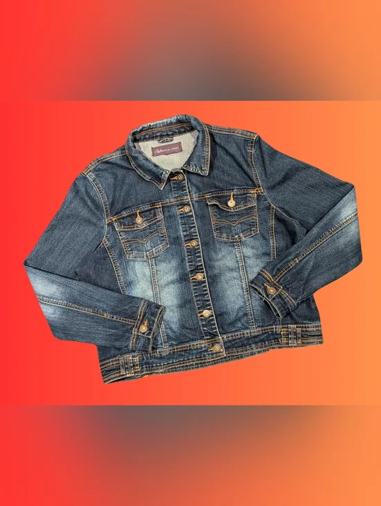 Handmade, Upcycled John Carpenter's Halloween Denim Jacket Size L - Picture 2 of 4